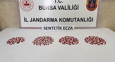 Bursa'da uyuşturucu operasyonu! Bin 98 sentetik hap ele geçirildi