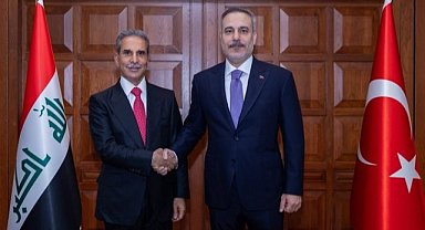 Hakan Fidan, Irak Yüksek Yargı Konseyi Başkanı Zeydan'la bir araya geldi