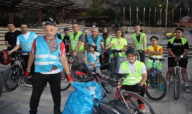 Amasya'da Sağlıklı Yaşam ve Geri Dönüşüm İçin Bisiklet Turu