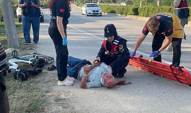 Bisiklet sürücüsü alkollü çıktı