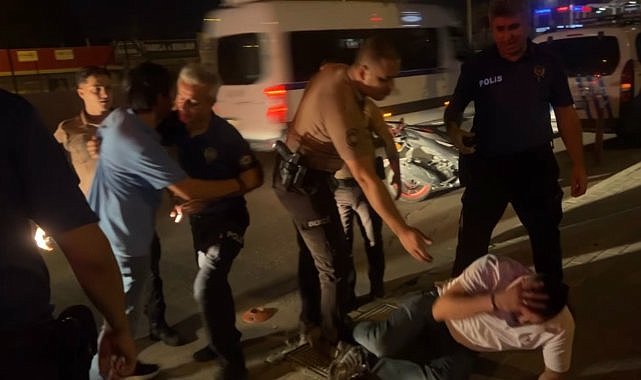 Bursa'da alkollü şahsın 