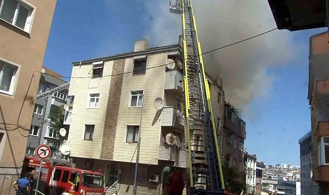 Gaziosmanpaşa’da korkutan yangın