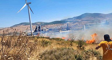 İzmir Aliağa’da fabrikalar bölgesindeki yangın kontrol altına alındı