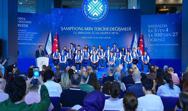 YKS'de dereceye giren öğrencilerden Medipol tercihi