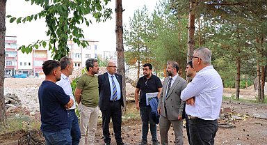 Bayburt'ta Ağız ve Diş Sağlığı Merkezi alan incelemesine İl Sağlık Müdürü katıldı