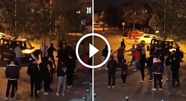 Bursa'da Gençler Ortalığı Karıştırdı! İşte O Anlar!