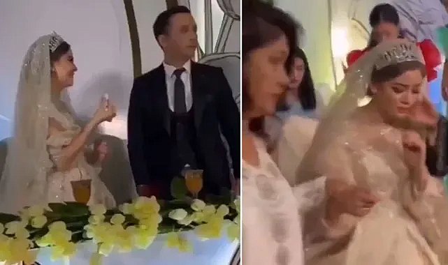 Düğünde skandal hareket! Damat sinirlenip, geline tokat attı